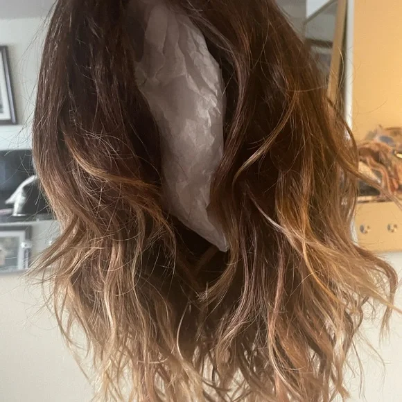 Mix human and synthetic hair wig - Picture 3 of 6